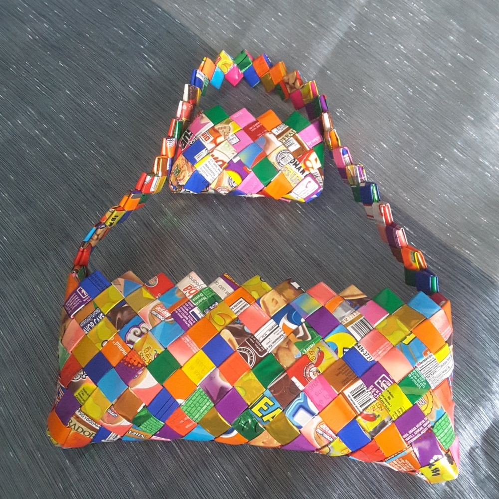 Candy wrapper purse